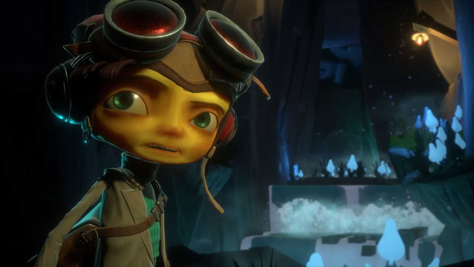 Psychonauts 2 steam Raz looking at camera