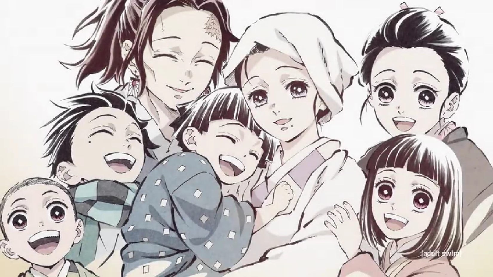 The Kamado Family in Demon Slayer