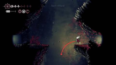 raging conchfly boss route in hollow knight silksong