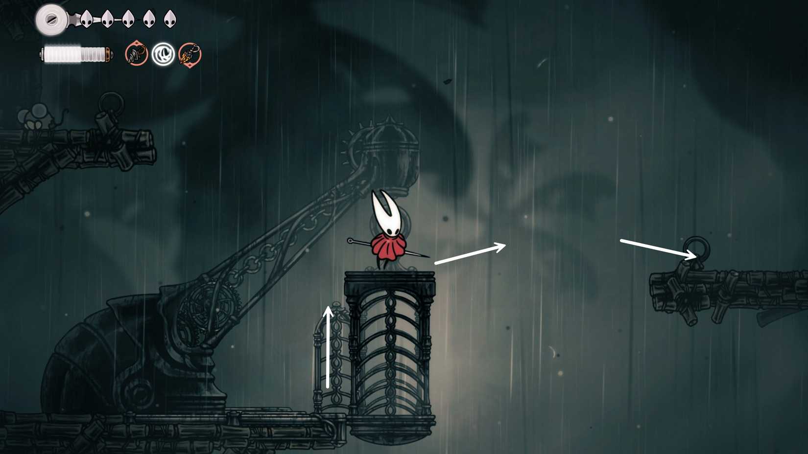 Reach the Platforms to the Right Greymoor Silksong