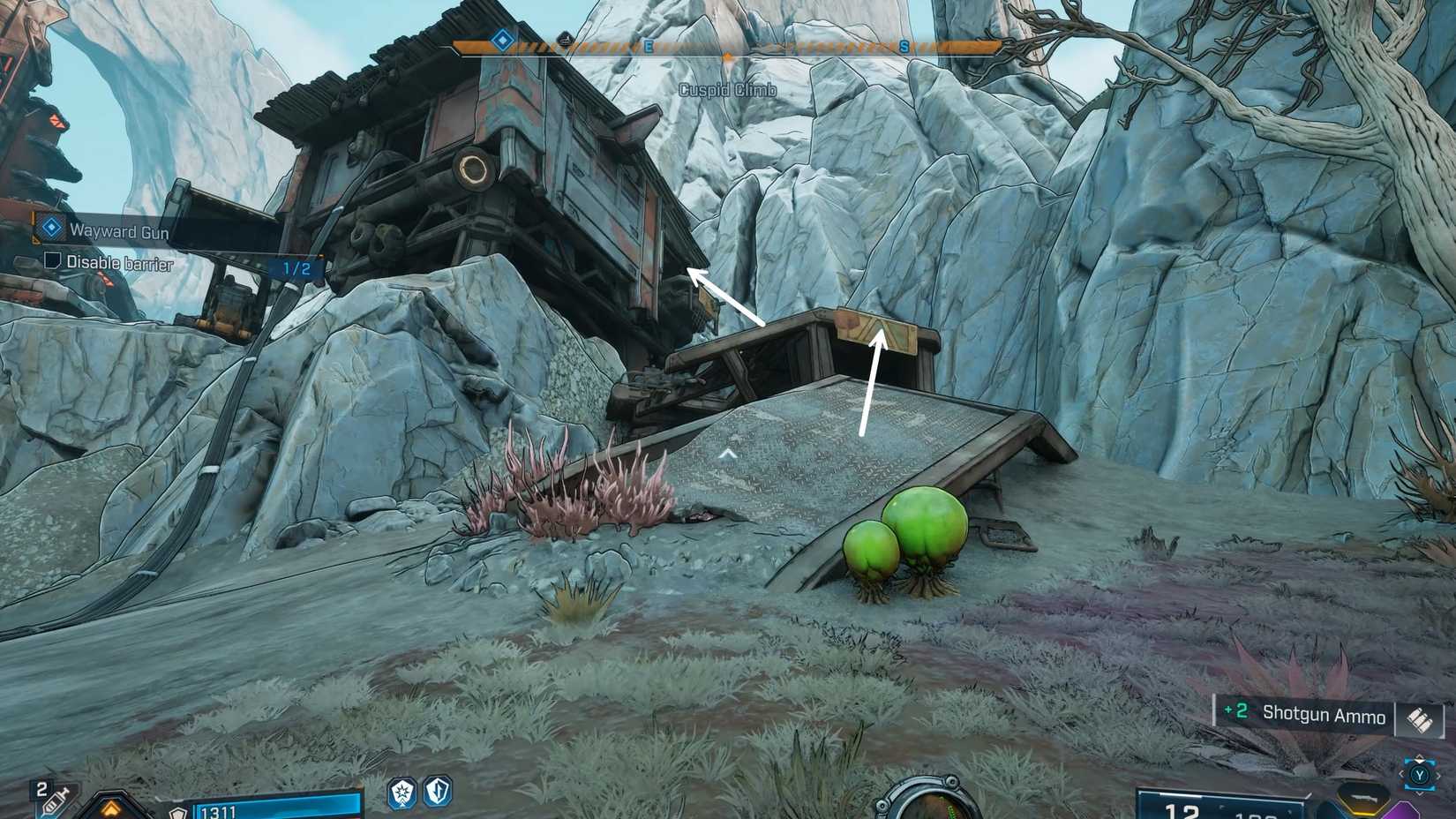 Reaching the Second Generator to Disable Barrier Wayward Gun Quest Borderlands 4