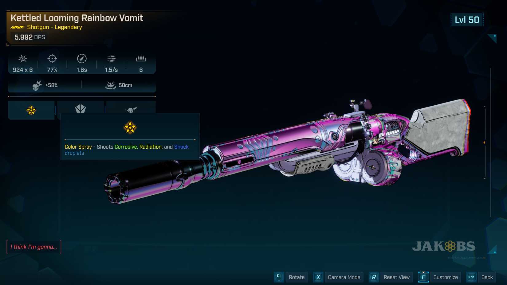 reading weapon stats