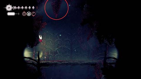 red breakable cone in hollow knight silksong
