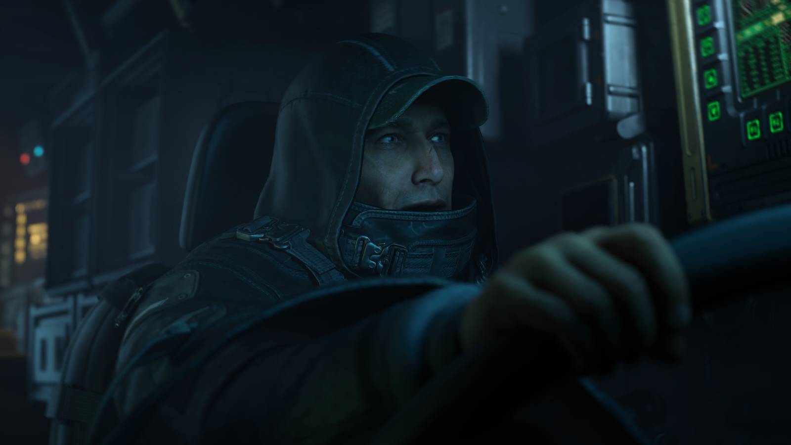 Remi driving in Hell is Us