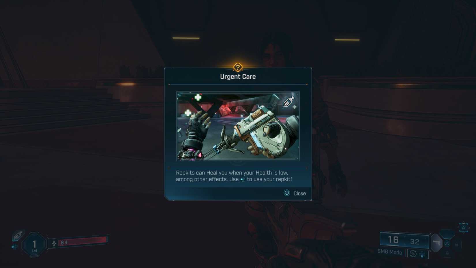 Repkit menu in Borderlands 4