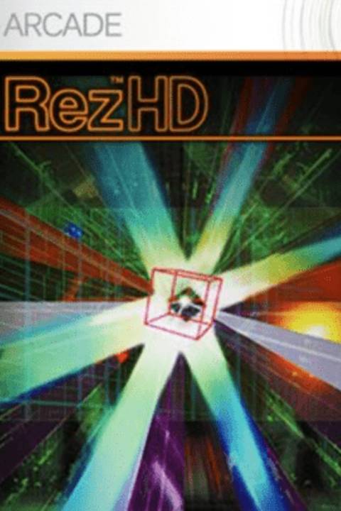 Rez HD video game cover art tag
