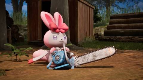 Ribunny in Palworld Palfarm