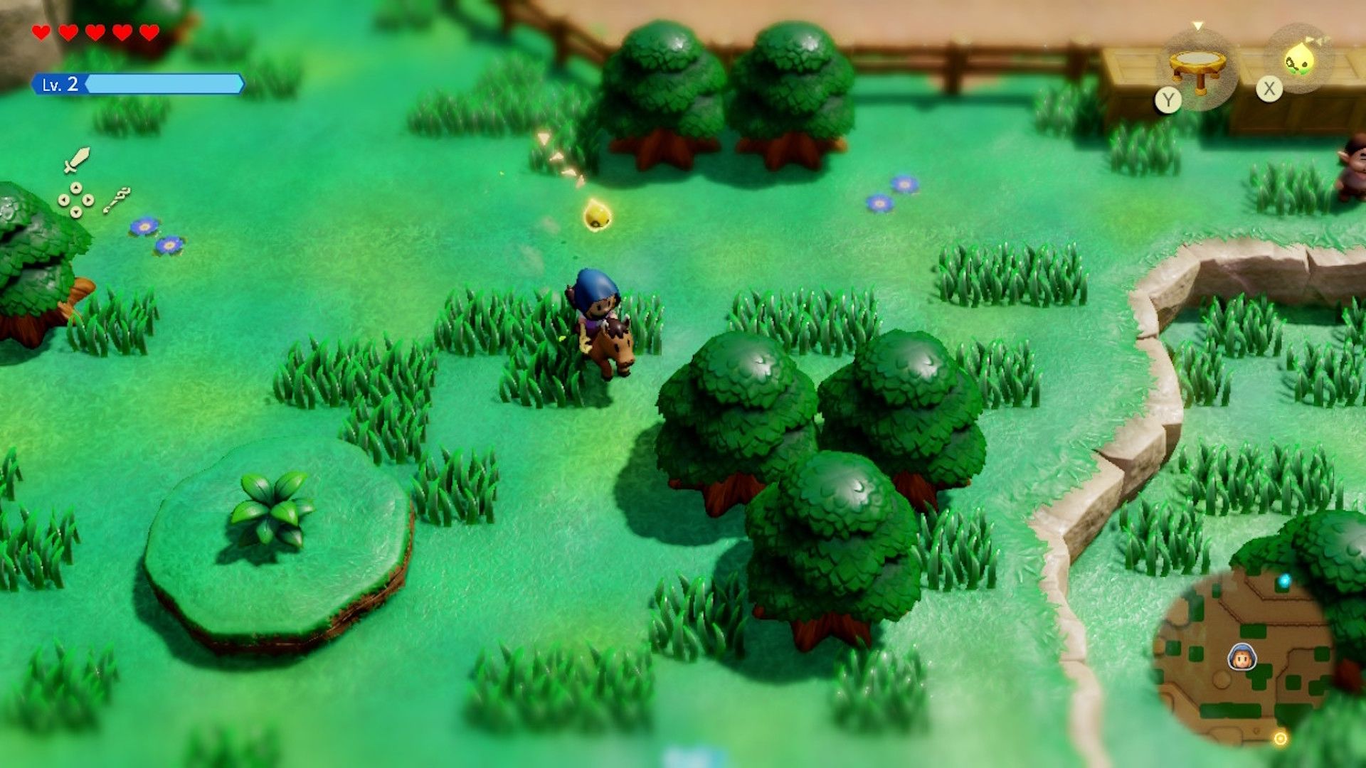 Riding a horse in The Legend of Zelda Echoes of Wisdom