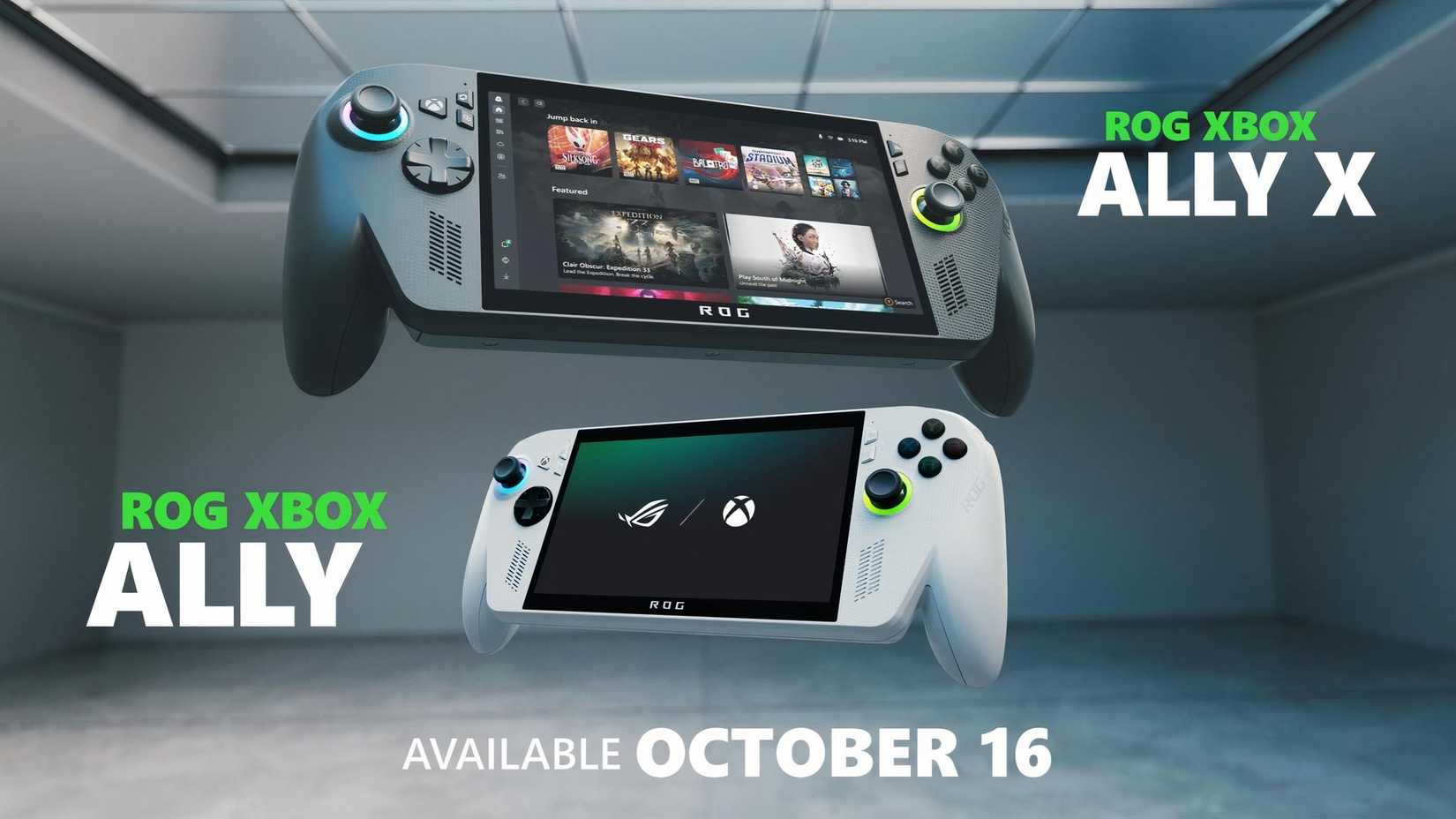rog xbox ally and rog xbox ally x