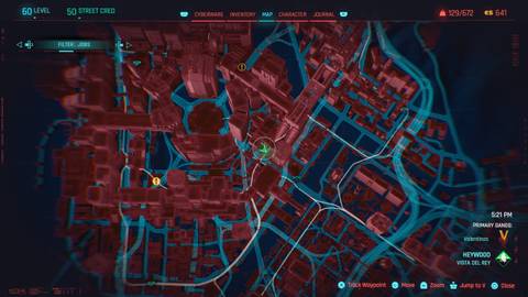 roy batty in cyberpunk 2077 location