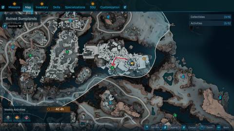 ruined sumplands electi safe 2 location