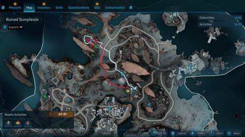 ruined sumplands electi safe 5 location