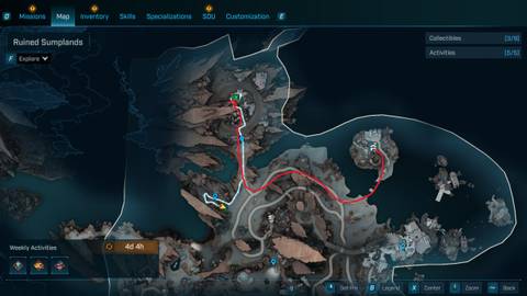 ruined sumplands electi safe 6 location