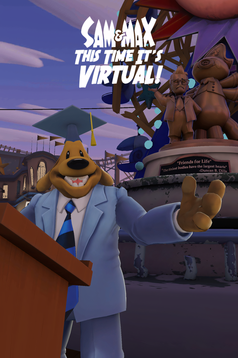 Sam & Max: This Time It's Virtual! Tag Page Cover Art
