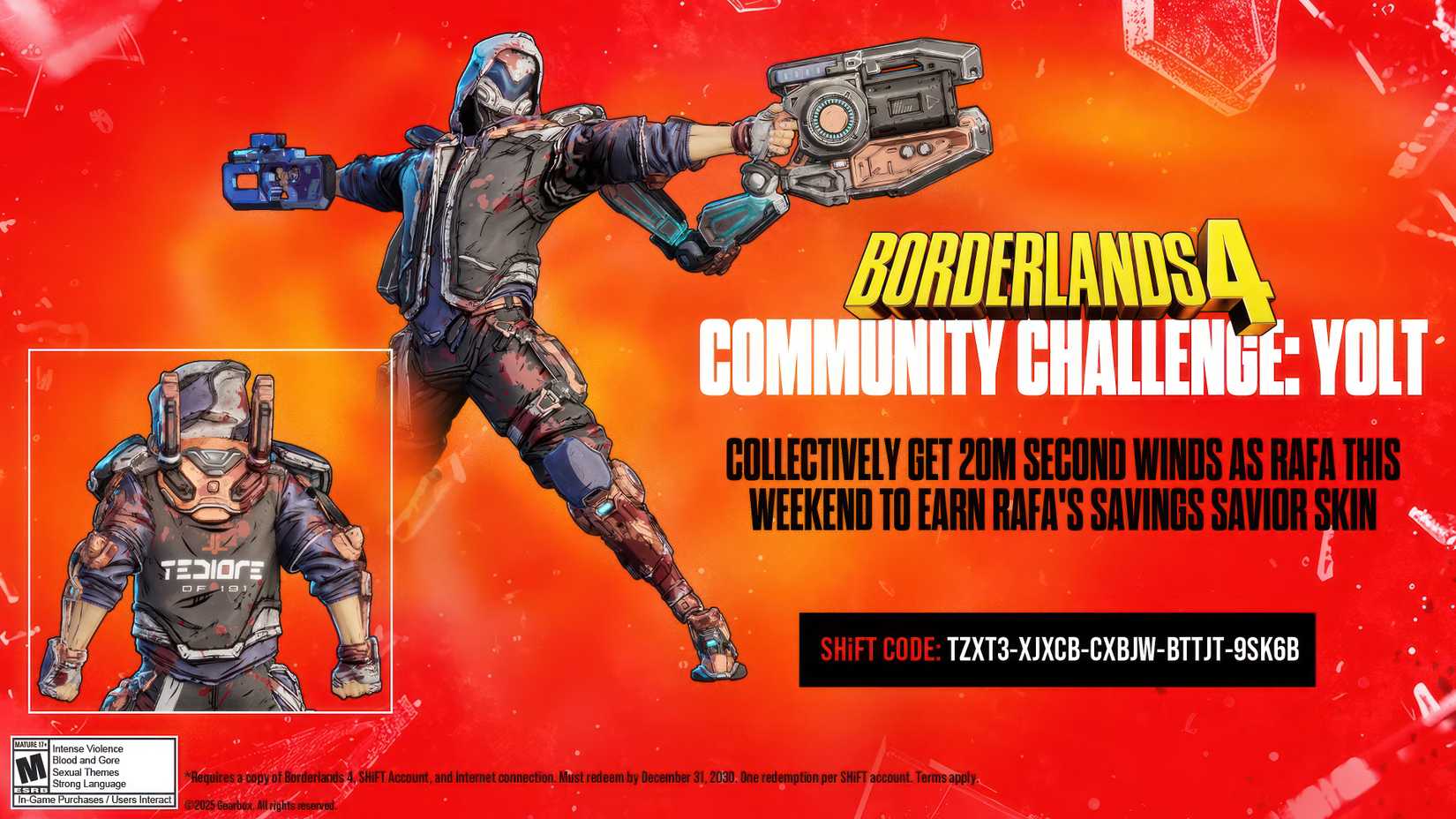 savings savior skin rafa borderlands 4