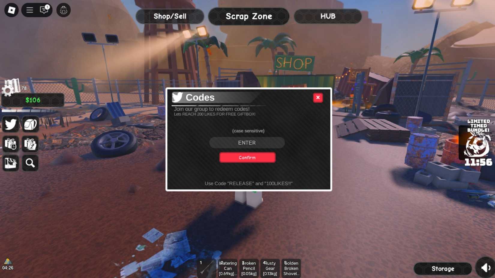 Roblox: Scrap It Codes (September 2025)