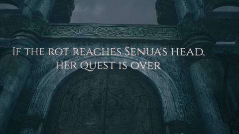 Permadeath message in Hellblade: Senua's Sacrifice