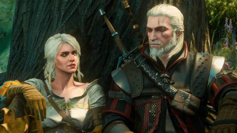 Geralt and Ciri