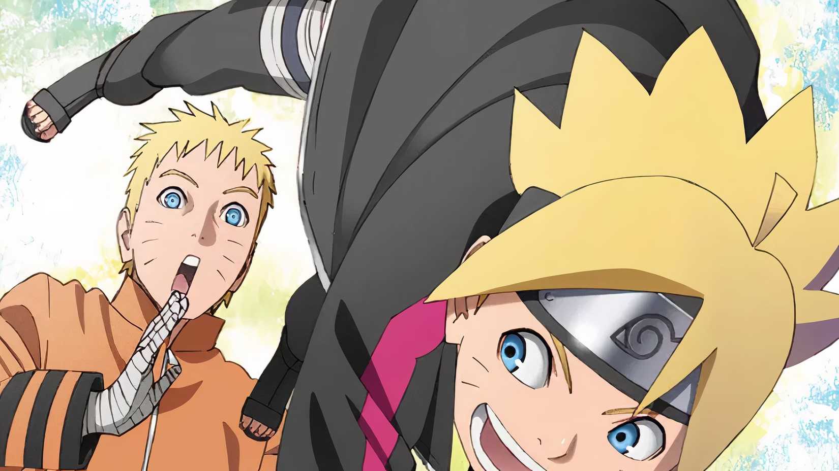 Naruto chasing Boruto