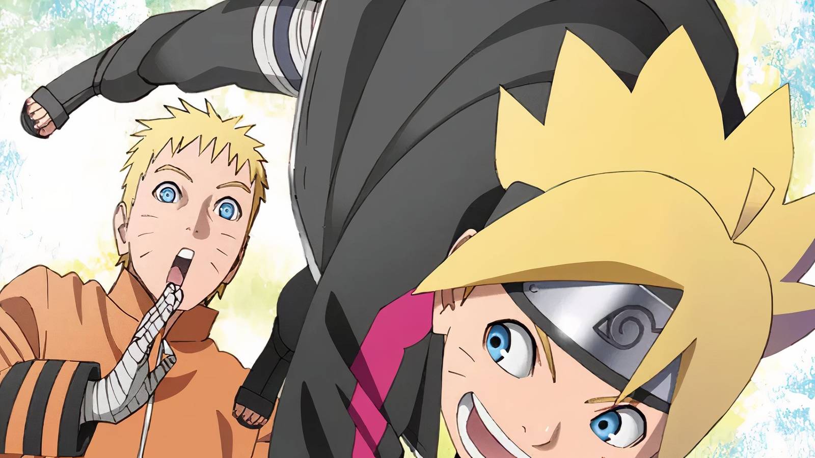 Naruto chasing Boruto