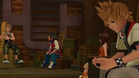 Roxas looking sad