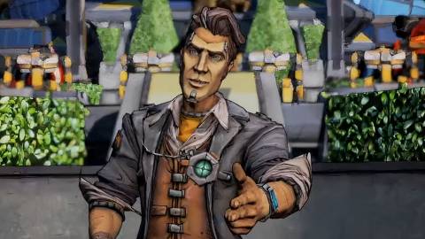 Handsome Jack reaching out his hand