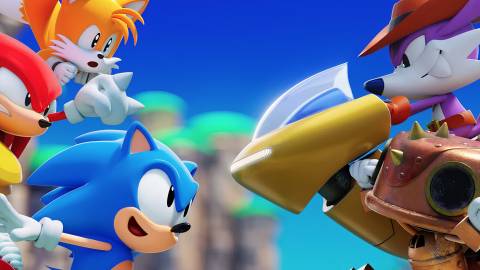 Sonic, Tails and Knuckles versus Fang