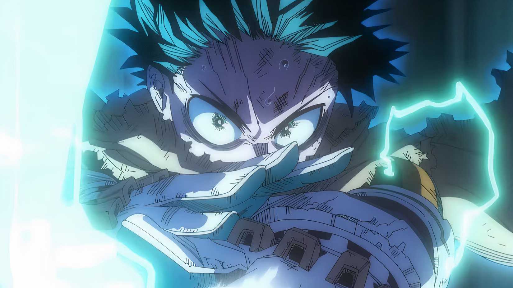 Deku powering up
