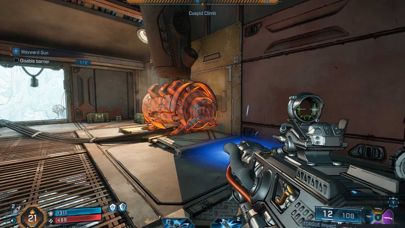 Second Generator to Disable Barrier Wayward Gun Quest Borderlands 4