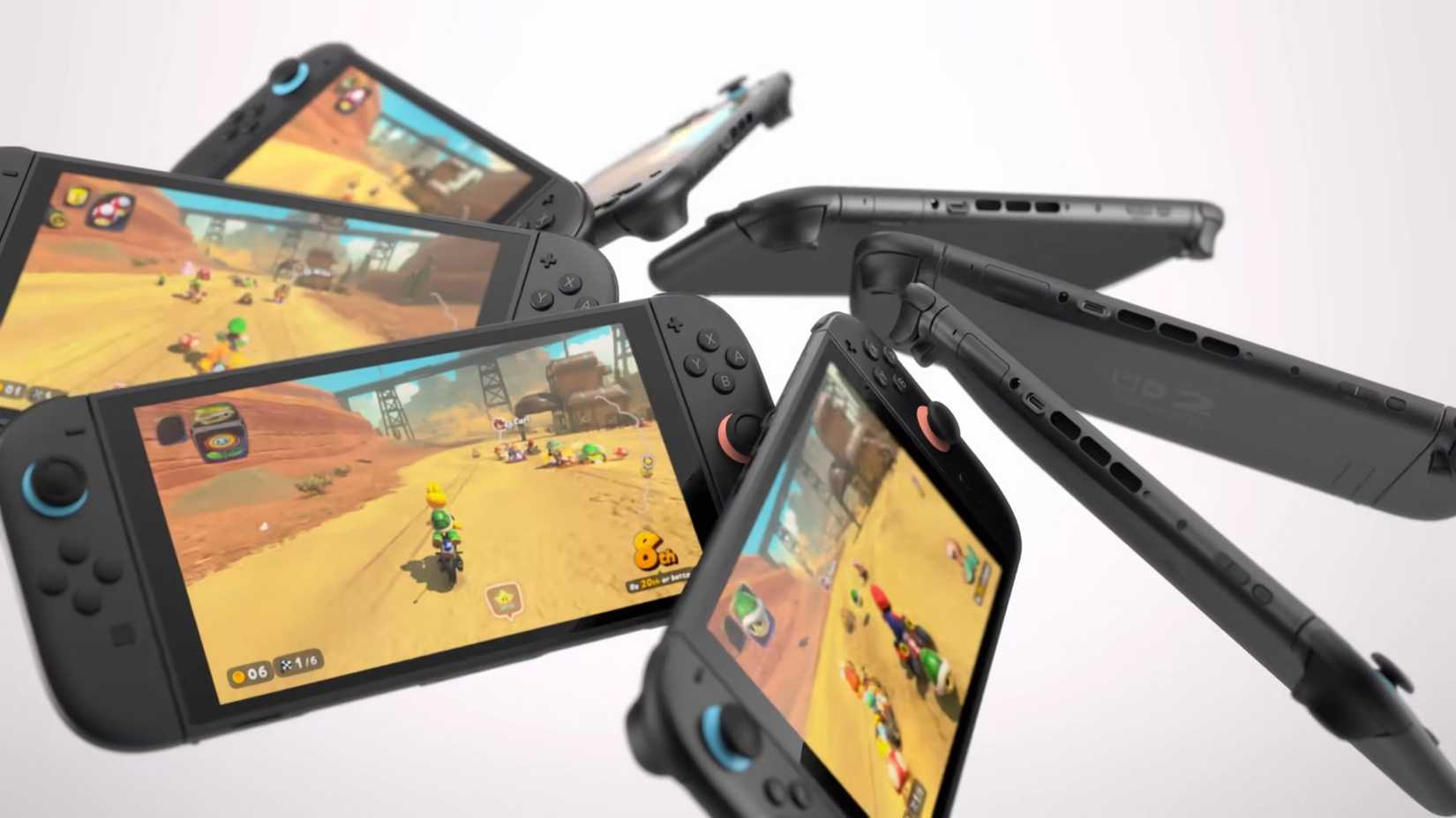 Several Nintendo Switch 2s playing Mario Kart World together - Nintendo Switch 2