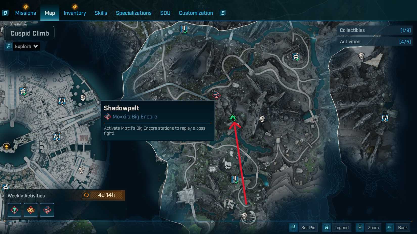shadowpelt cave location