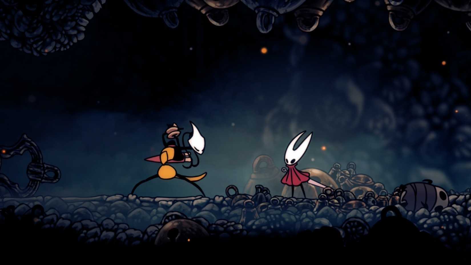 Shakra and Hornet in Hollow Knight Silksong