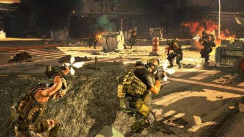 Shooting enemies in Army Of Two The 40th Day