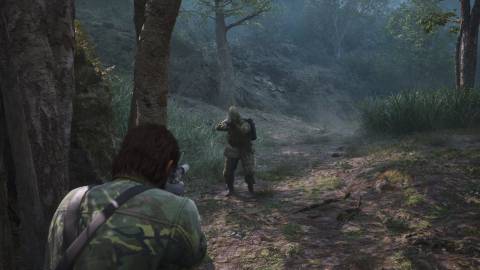 Shooting enemies in Metal Gear Solid Delta Snake Eater