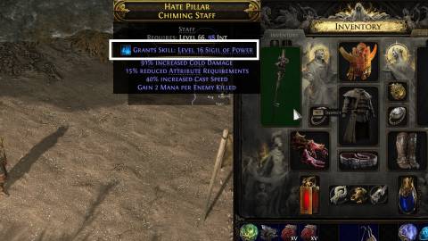 sigil of power from chiming staff in path of exile 2