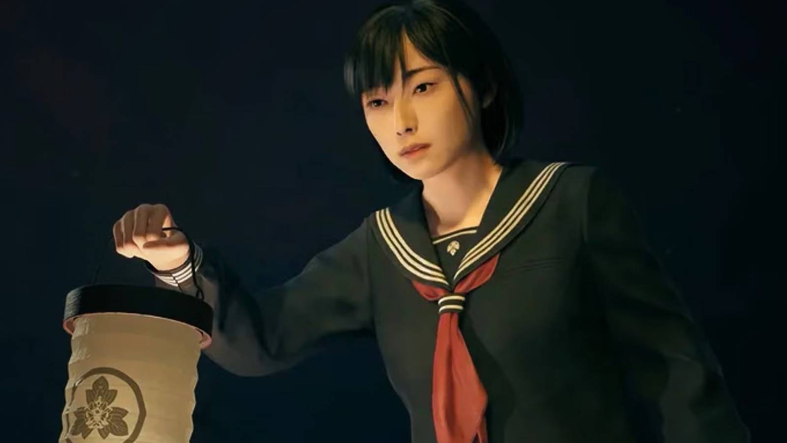 Silent Hill f Hinako holding lantern screenshot