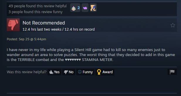 silent hill f negative review 3
