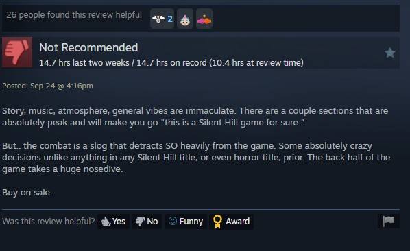 silent hill negative review 3