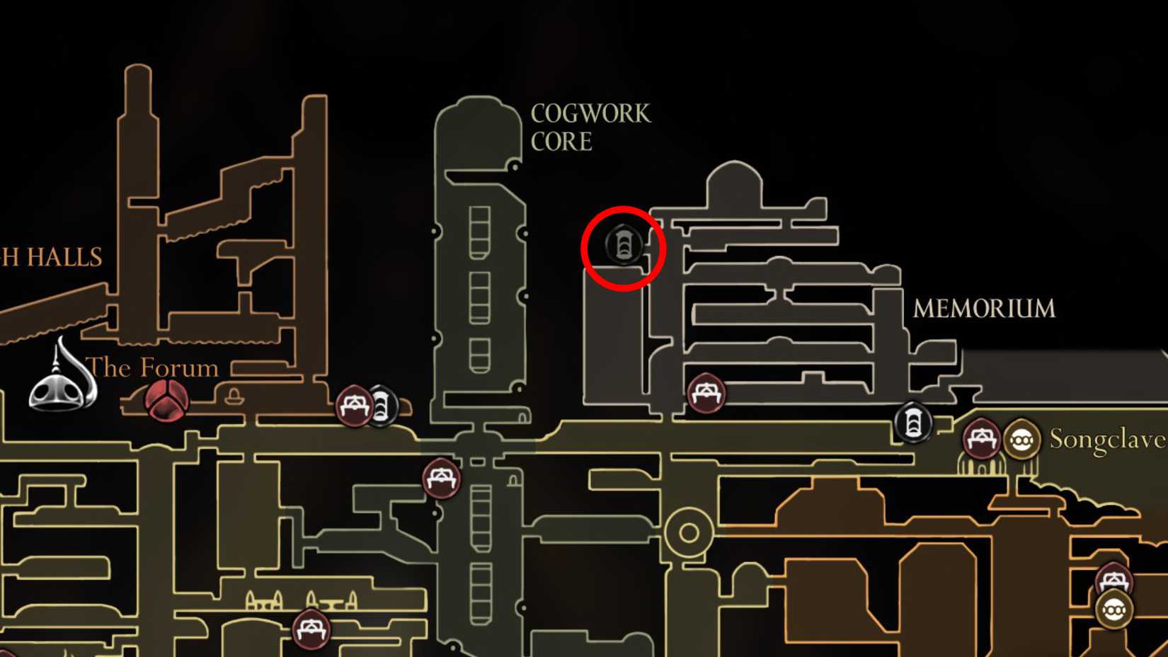 Todos os locais de viagem rápida em Silksong - Dropraro  Memorium