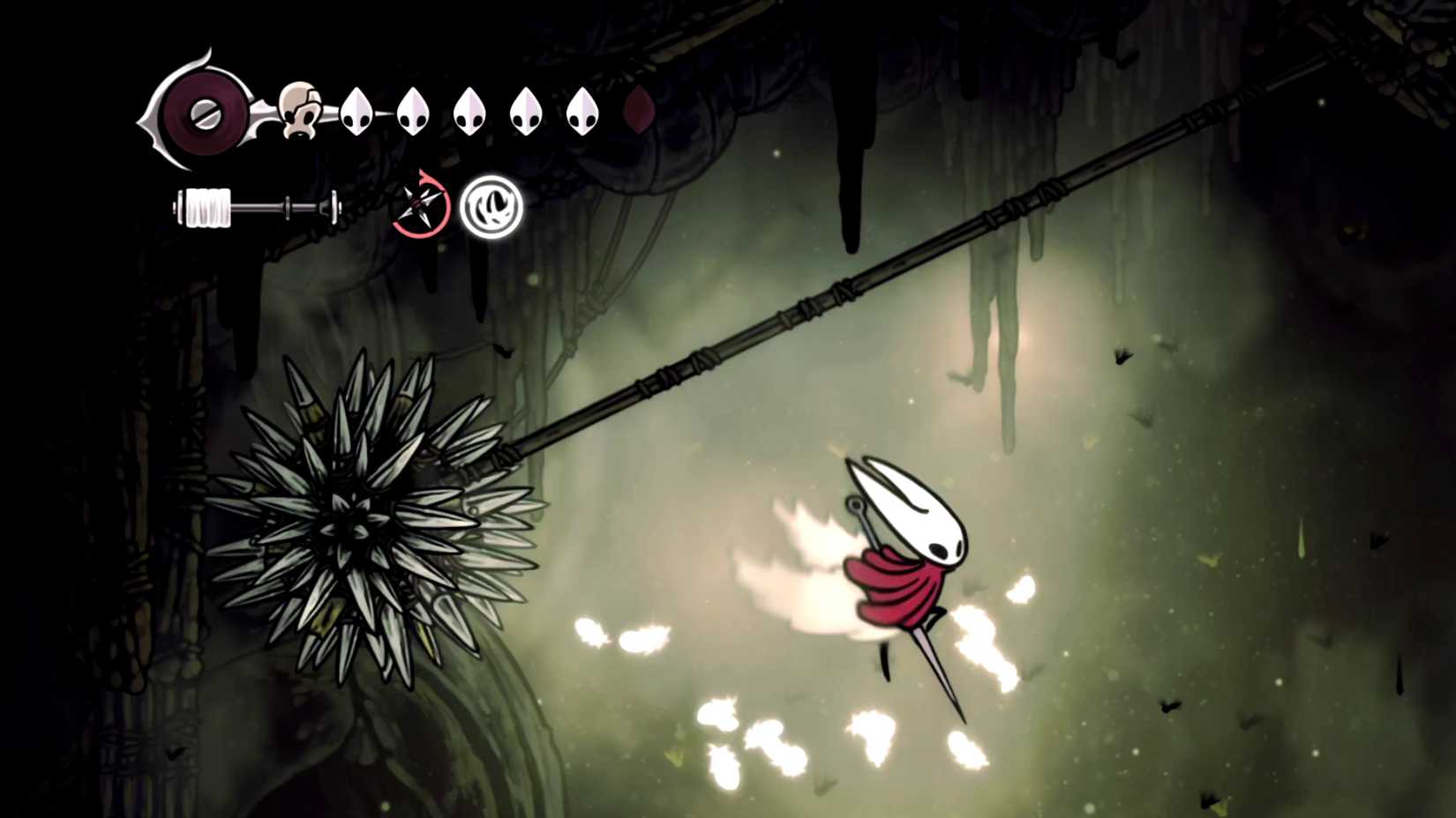 Silksong Beat Groal the Great Boss Guide Moves Attacks Spike Trap