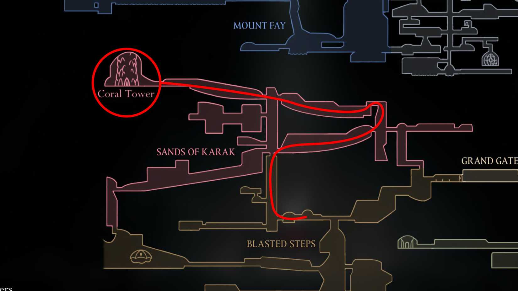 Guia de Progressão Passo a Passo do Silksong Complete Act 3 Obtenha Heart of Might Crust King Khann Coral Tower Map Route