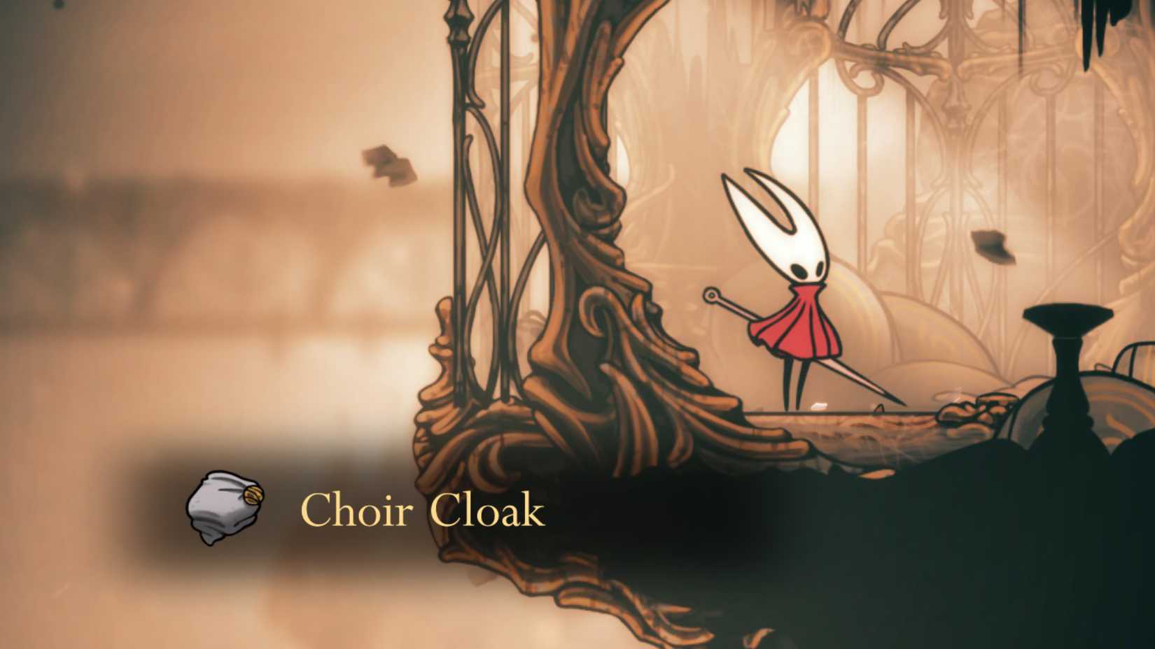 Localização de queda das capas do coro Silksong Guia Silksong Mantos do Coro - Dropraro