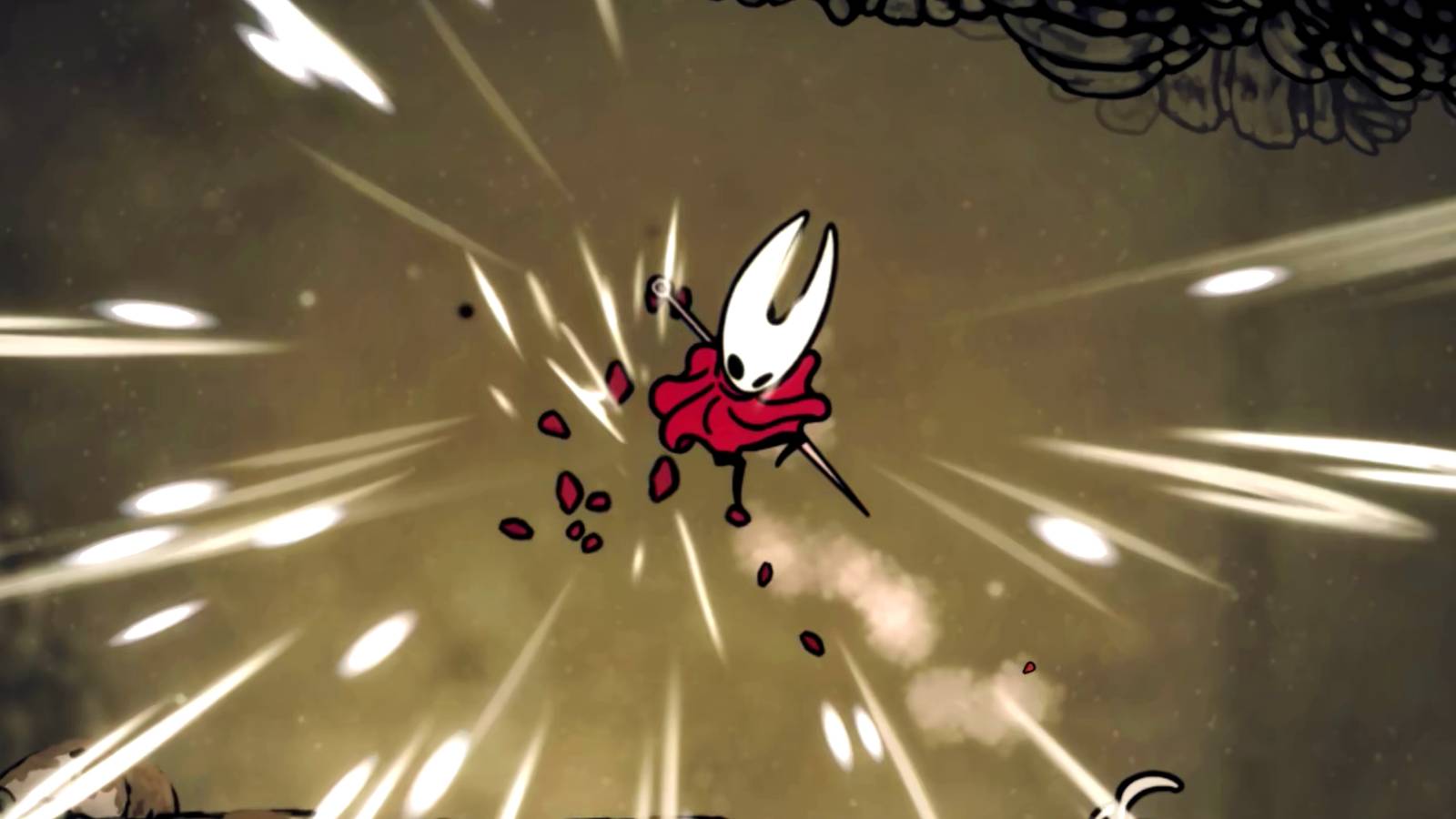 Silksong Hornet Death Animation Dying Dead Final Hit