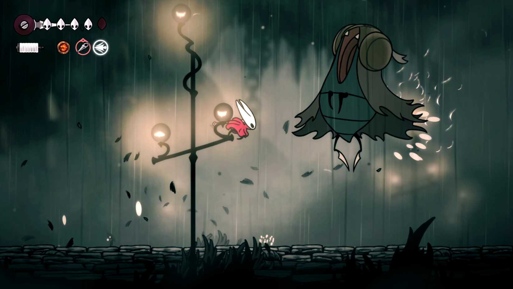 Guia de movimentos do chefe Silksong Moorwing Ataque cortante 1 Silksong: Hornet enfrenta Moorwing em Greymoor - Dropraro