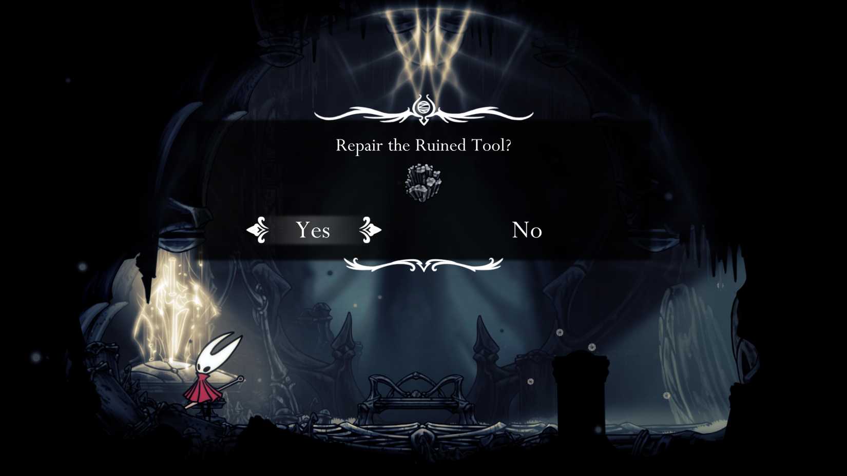 silksong-repair-ruined-tool-mount-fay