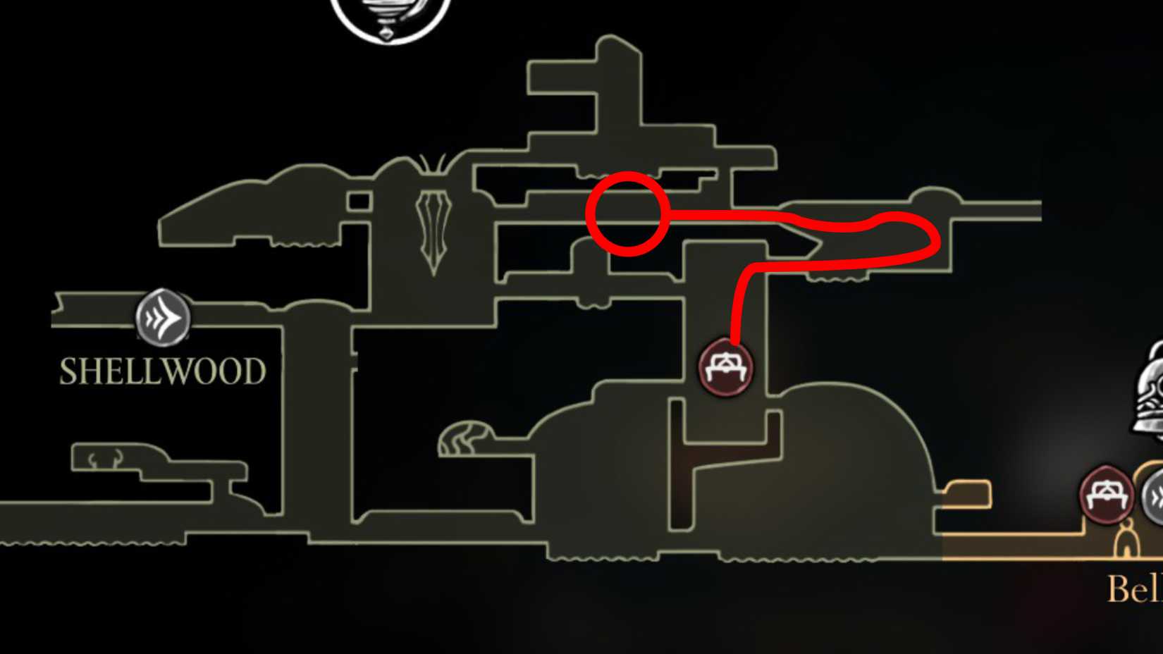 Guia do chefe da Irmã Silksong Splinter Localização Rota de retorno Guia Silksong Irmã Splinter Dropraro