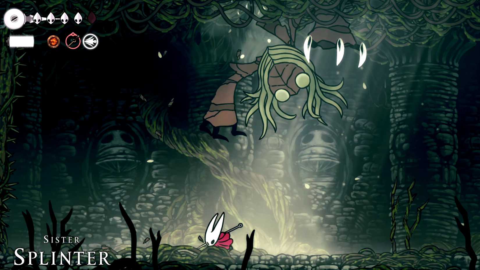 Guia de movimentos do chefe Silksong Sister Splinter Guia Silksong Irmã Splinter Dropraro