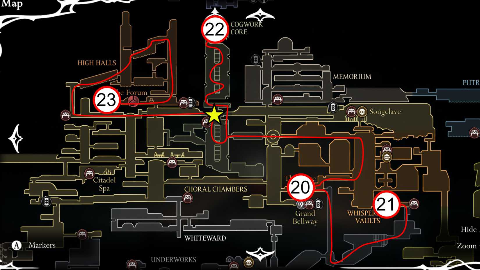 Silksong Speedrunner Achievement Speedrun Trophy Guide Route 8
