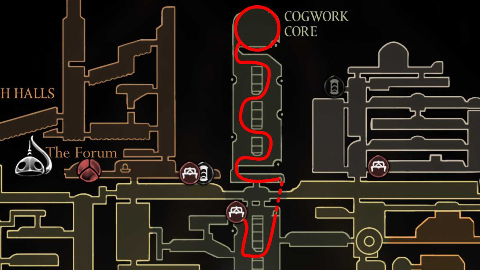 Silksong Threefold Melody Locations Architect Route