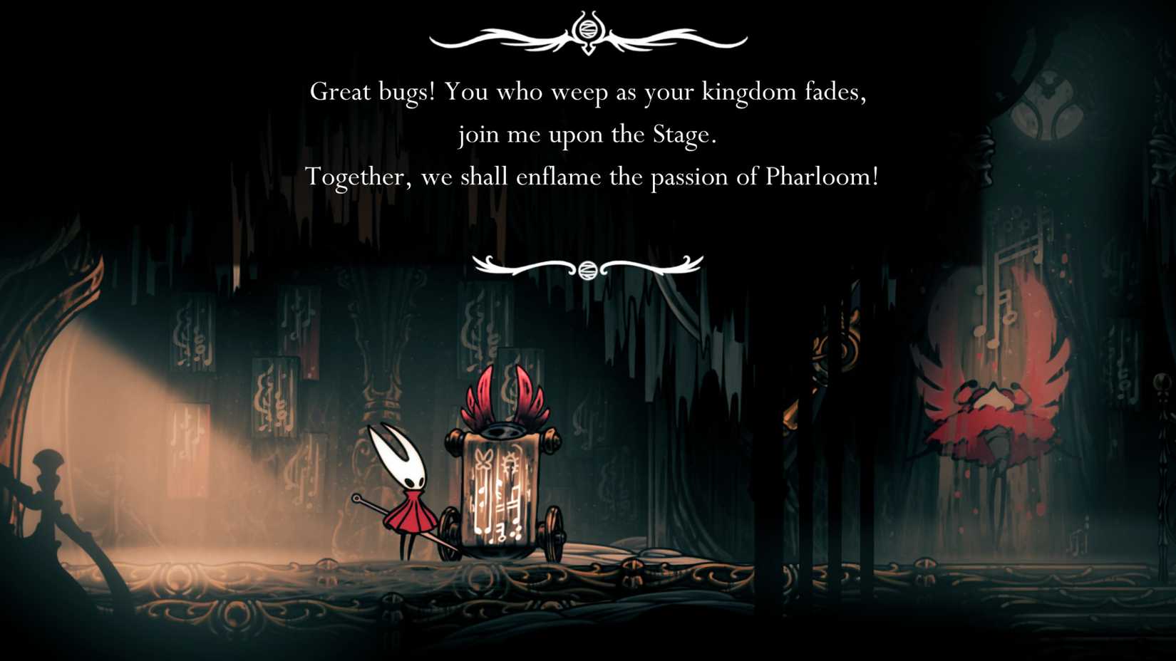 Silksong Unlock Choral Chambers Stage Door Sign Trobbio 2-1